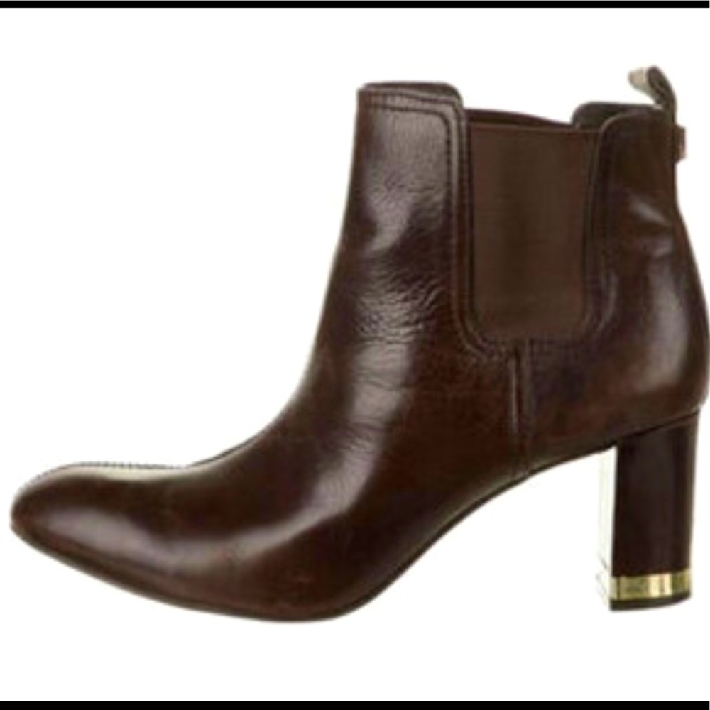 Tory Burch April Chelsea Ankle Brown Boots Size 8M